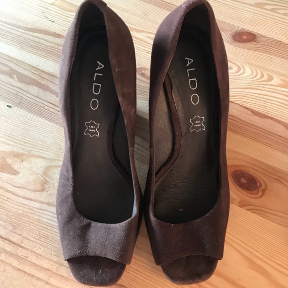 ALDO 3” Wedge Heels (Brown) - Picture 3 of 3